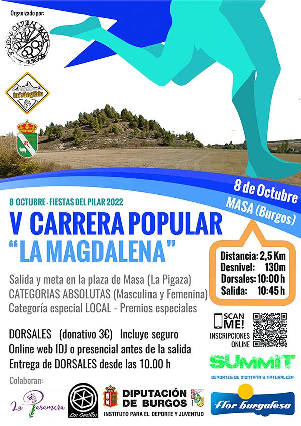 V Carrera popular "La Magdalena". Masa