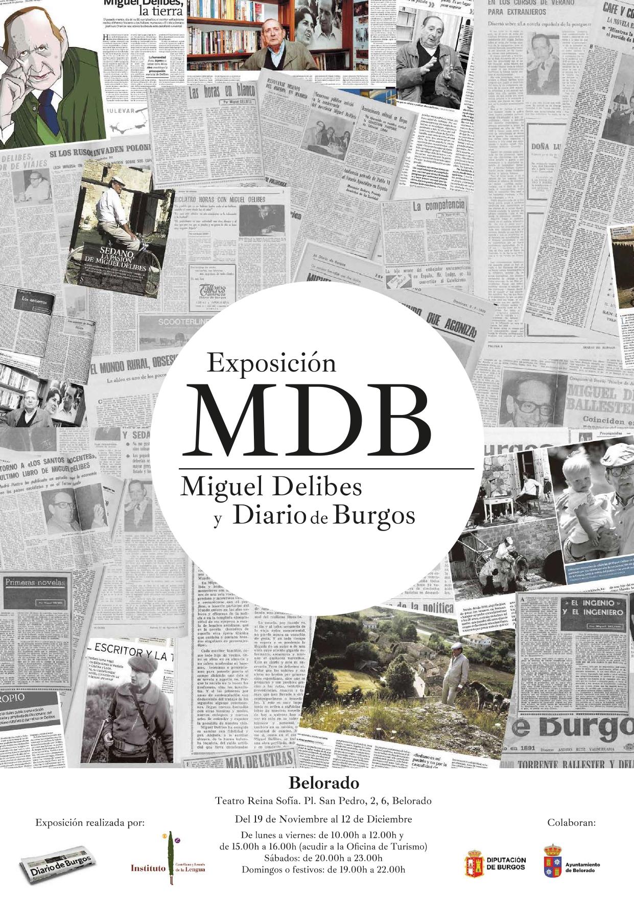 Exposición Miguel Delibes y Diario de Burgos