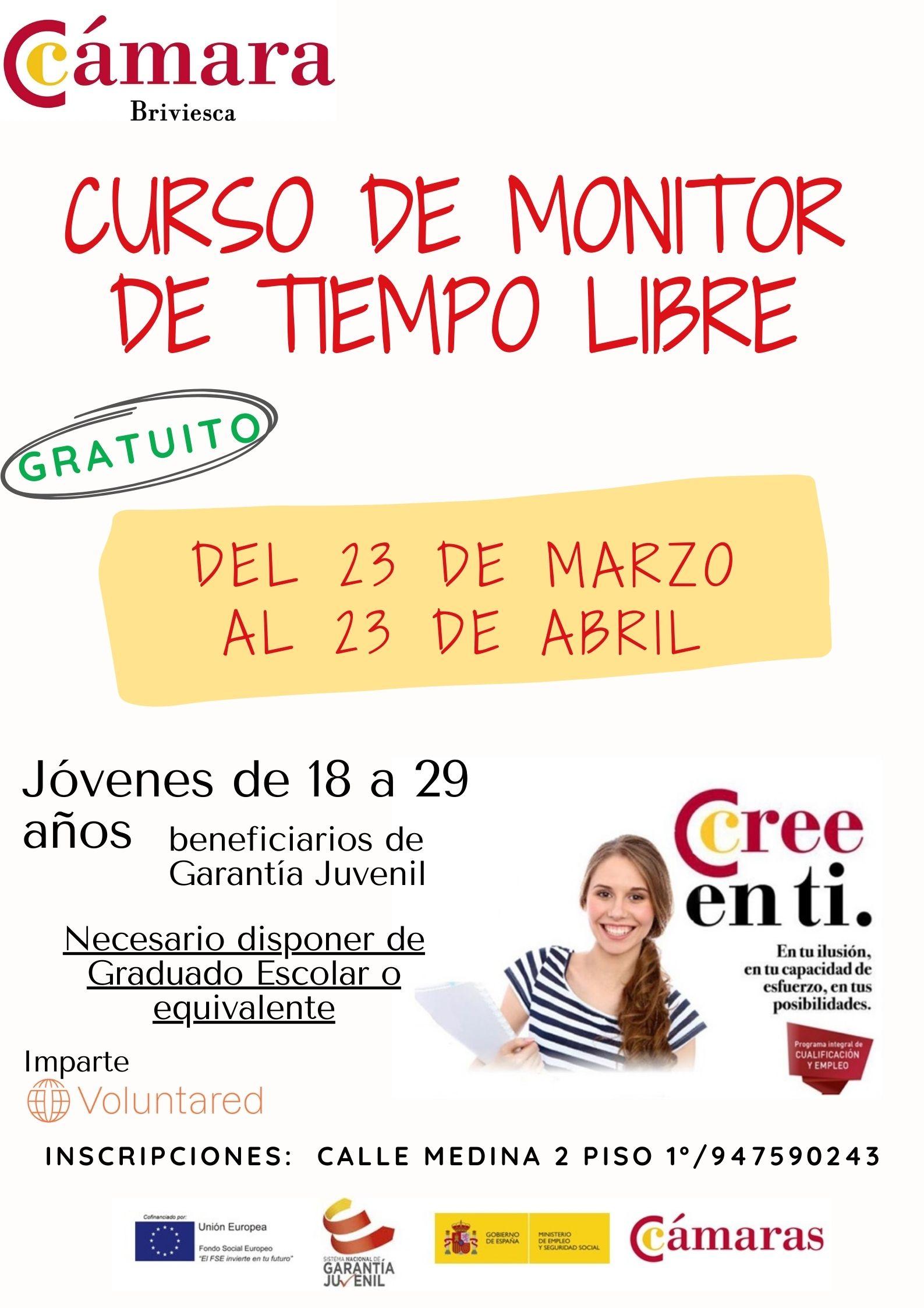 Curso de monitor de tiempo libre