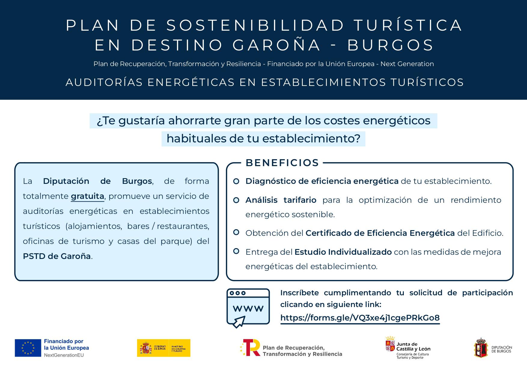 Auditorias energéticas en establecimientos turísticos.