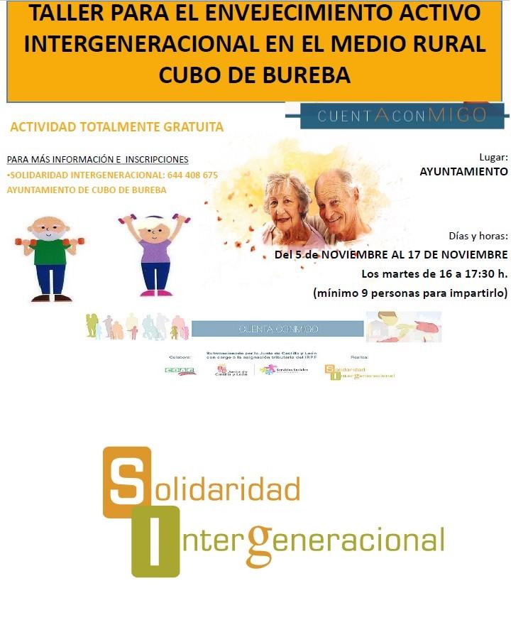 Taller par el envejecimiento activo. Cubo de Bureba