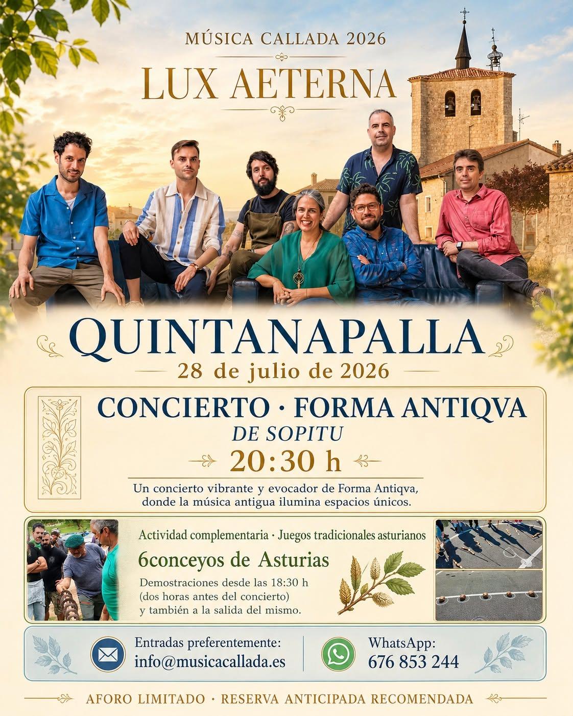 Música Callada. Lux Eterna. 